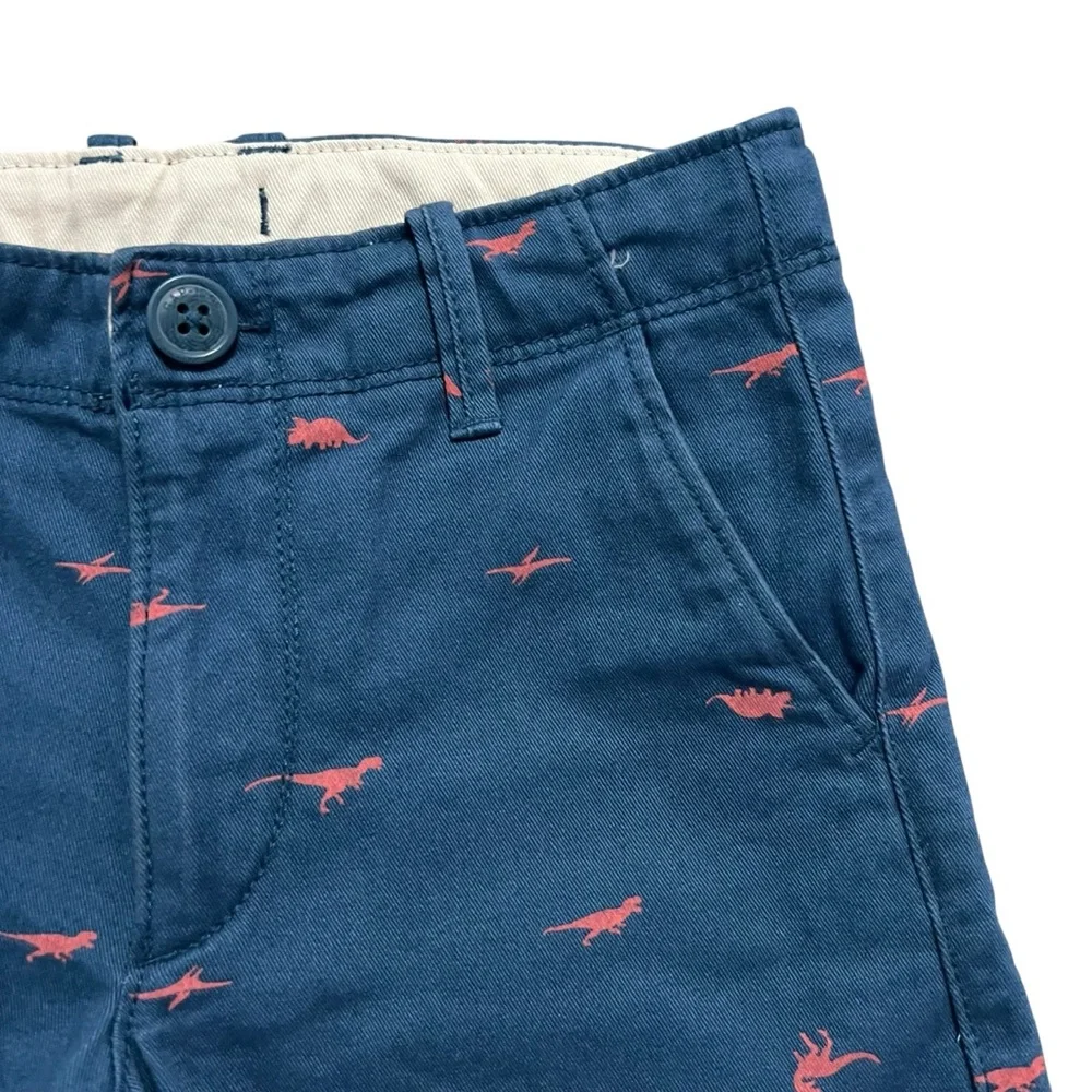Baby GAP 5Y Blue & Pink Dinosaur Print Shorts